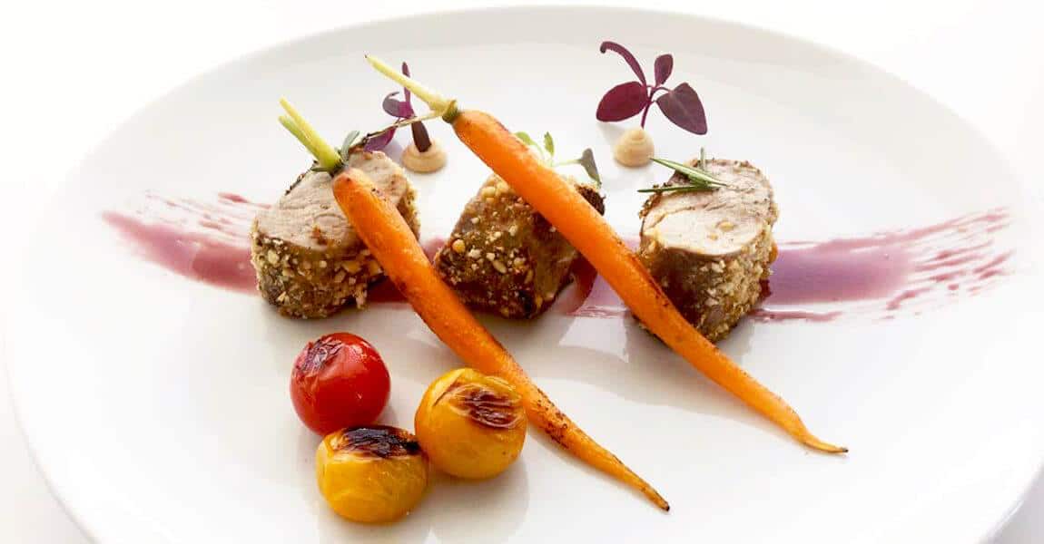 Mychef receta hornos profesionales mychef solomillo 0 Solomillo de cerdo blanco con crocante de maíz, jengibre y vino de Oporto  Mychef   receta hornos profesionales mychef solomillo 0